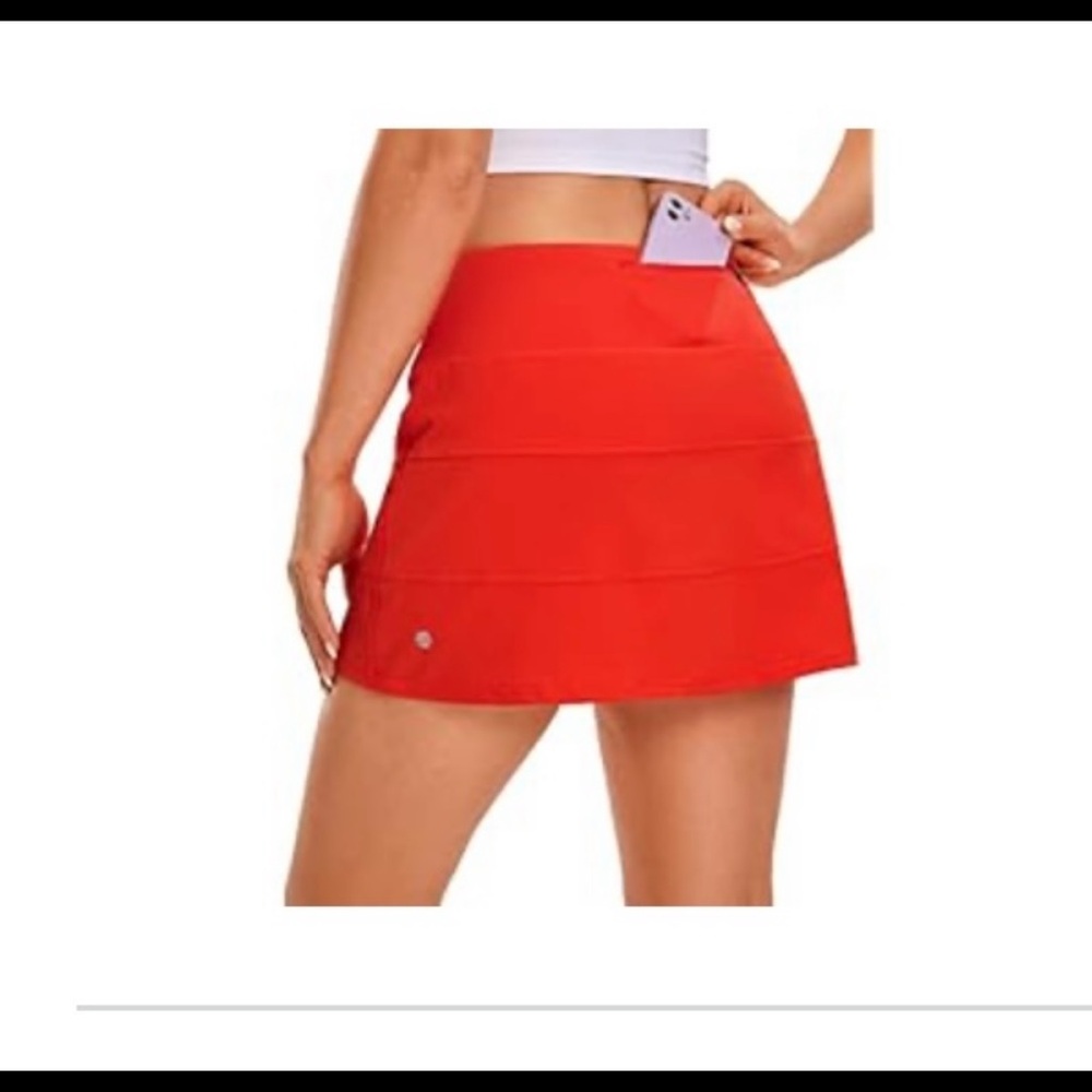 NWT Red Women's Athletic Skort